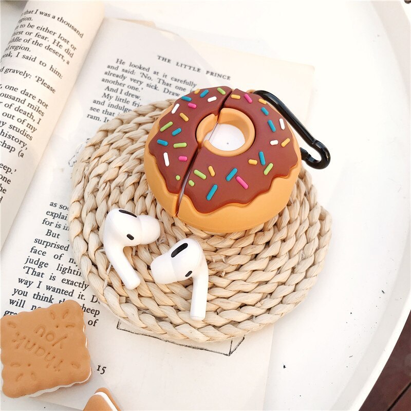 Compatible con Apple, funda Donuts Airpods Pro de silicona