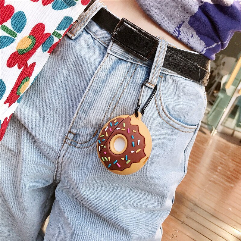 Compatible con Apple, funda Donuts Airpods Pro de silicona