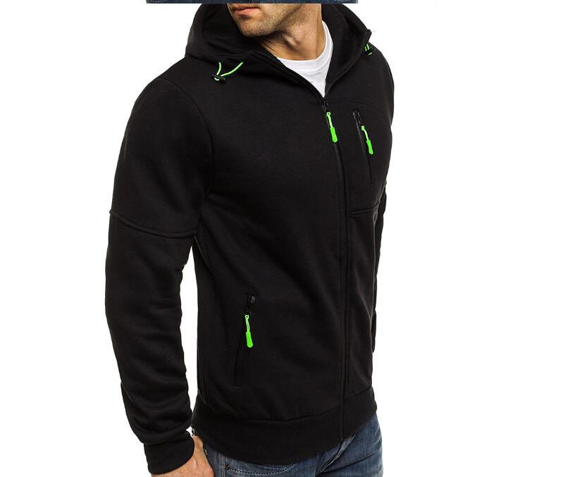 Chaqueta de algodón con capucha para hombre