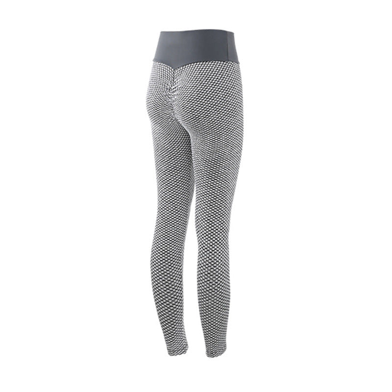 Leggings a cuadros para fitness, yoga, pantalones para mujer, sin costuras, cintura alta, transpirables, para gimnasio