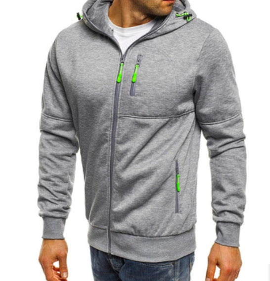 Chaqueta de algodón con capucha para hombre