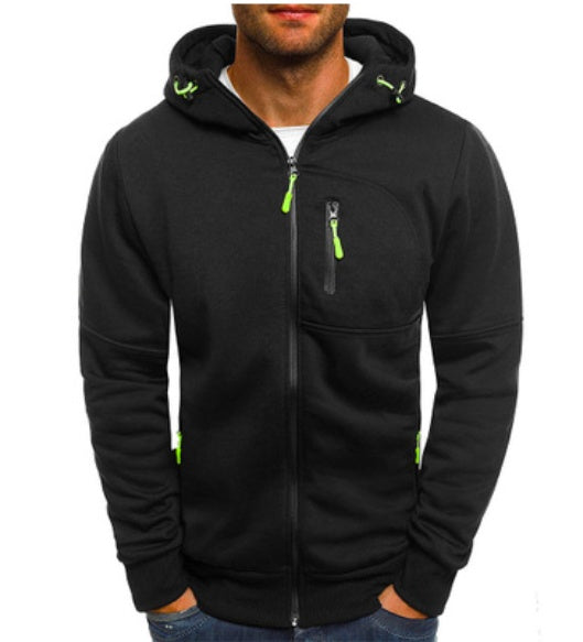 Chaqueta de algodón con capucha para hombre