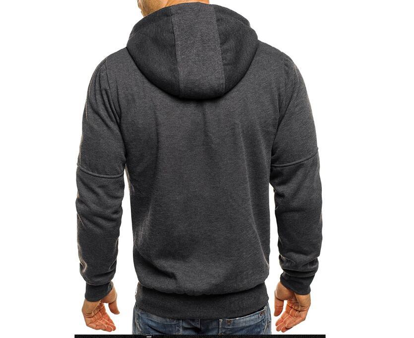 Chaqueta de algodón con capucha para hombre