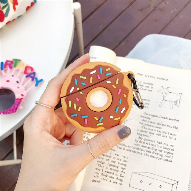 Compatible con Apple, funda Donuts Airpods Pro de silicona