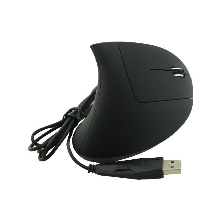 Mouse óptico de mano con accesorios para computadora con cable vertical