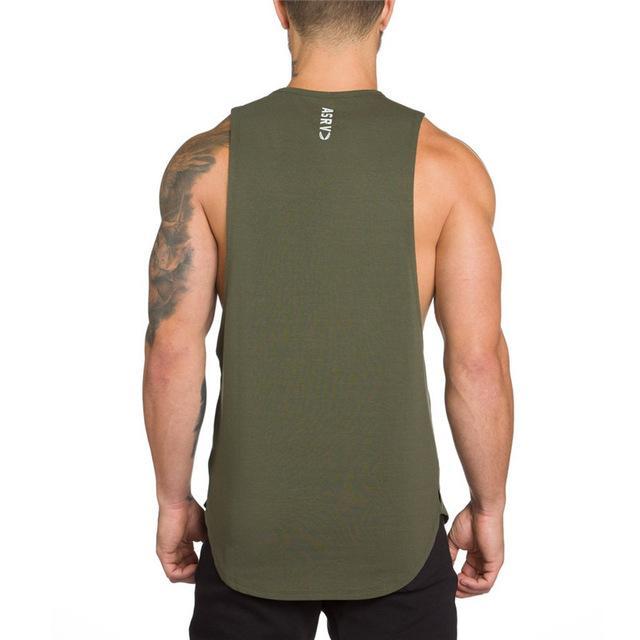 Camiseta deportiva de tirantes para hombre, para entrenamiento muscular, culturismo, gimnasio, atletismo