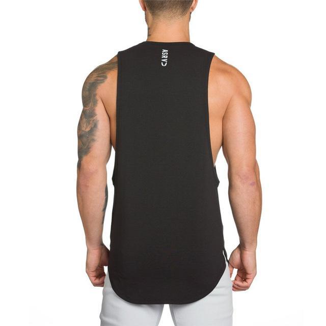 Camiseta deportiva de tirantes para hombre, para entrenamiento muscular, culturismo, gimnasio, atletismo