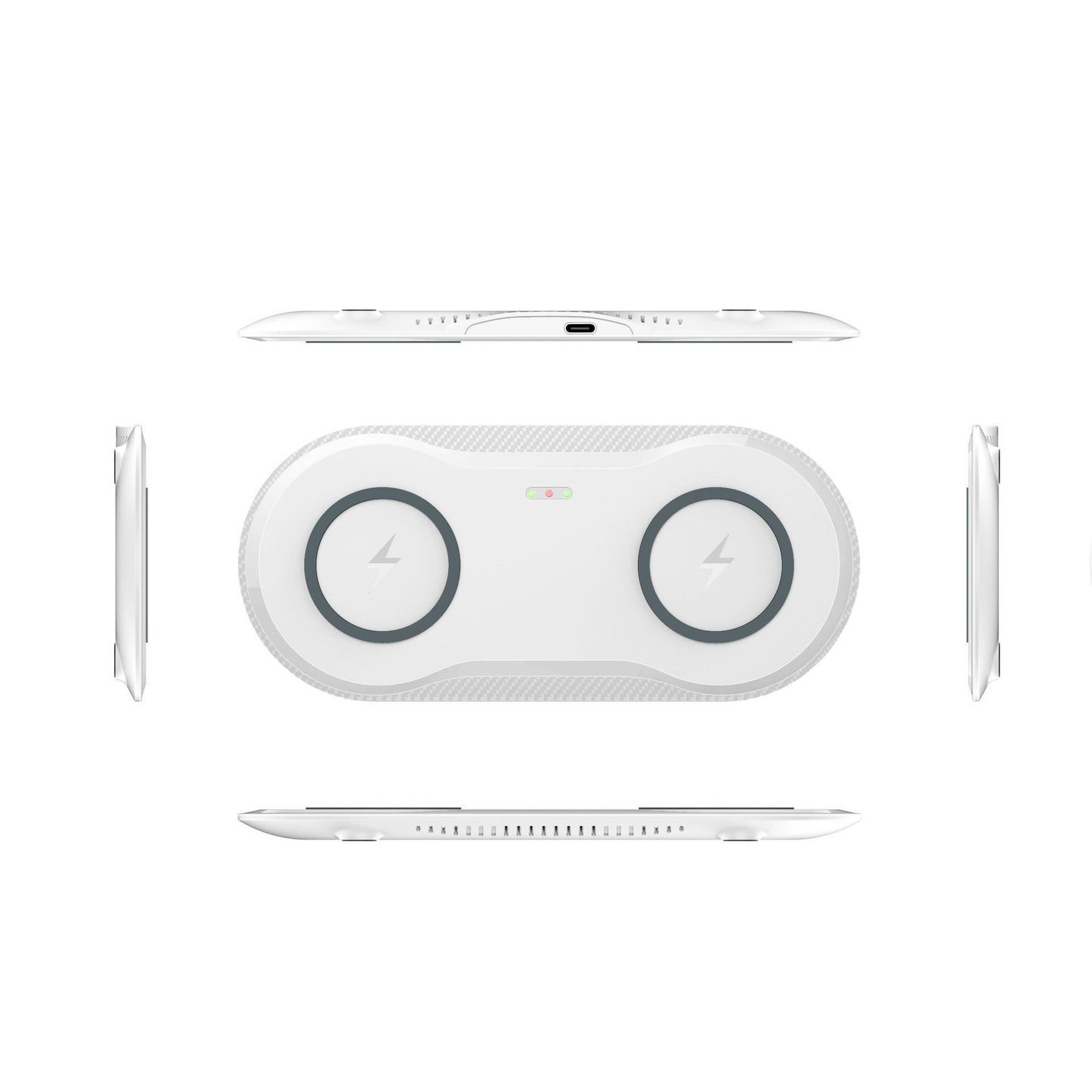 Cargador inalámbrico para dos teléfonos móviles