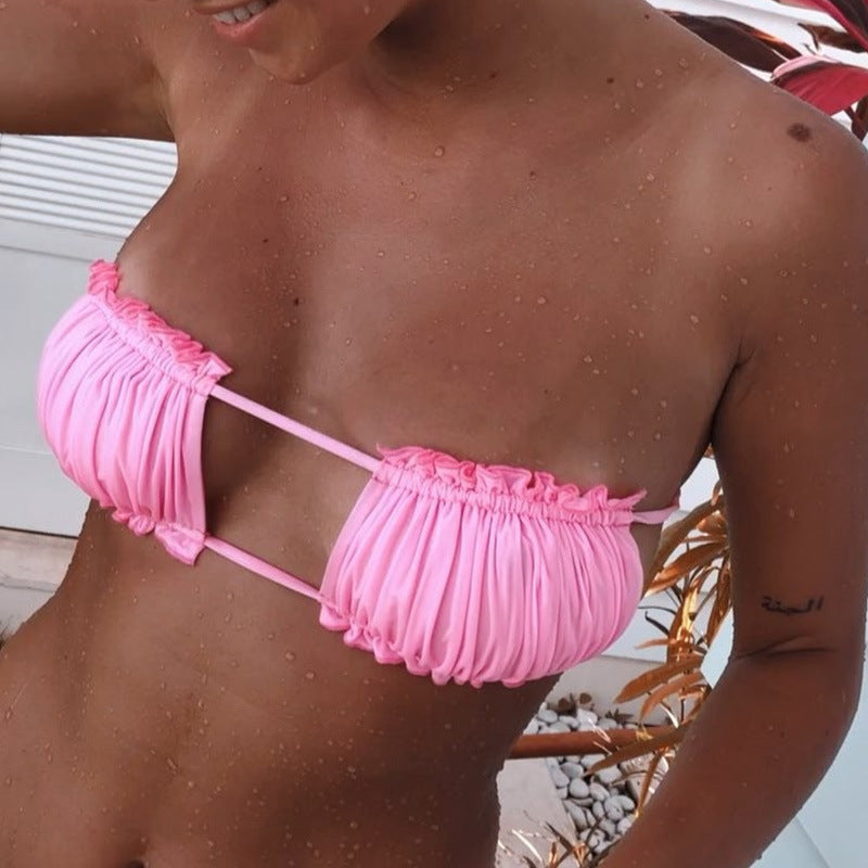 Conjunto de bikini bandeau