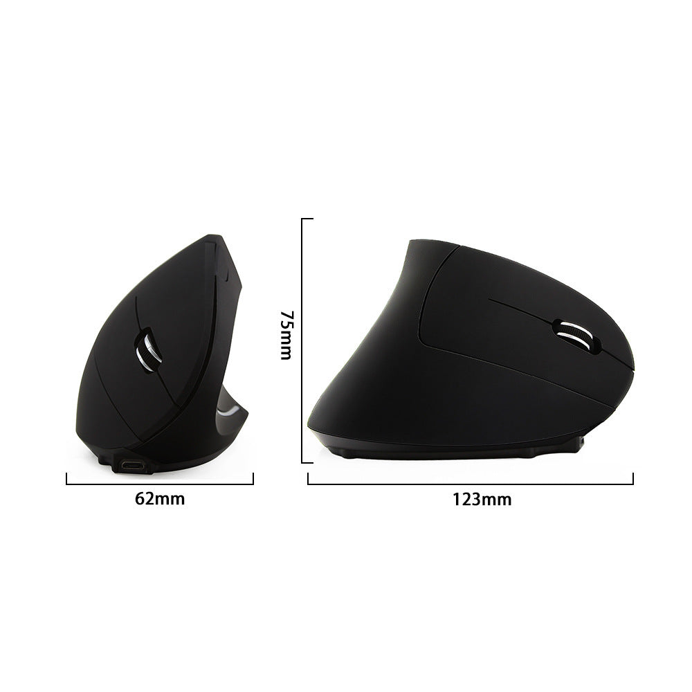 Mouse óptico de mano con accesorios para computadora con cable vertical