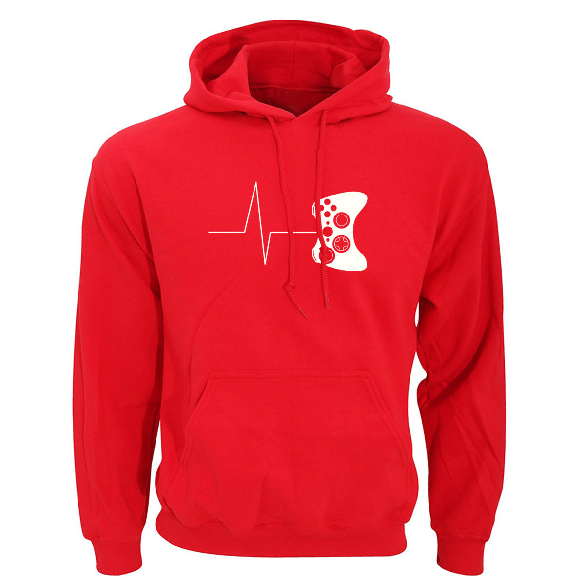 Suéter informal holgado de manga larga de polar para hombre