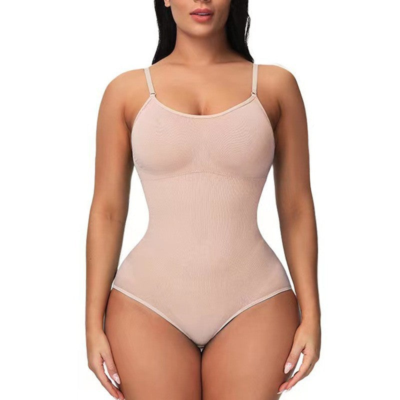 Mono de tirantes para mujer, estilo informal, sin costuras, ajustado, moldeador de cuerpo