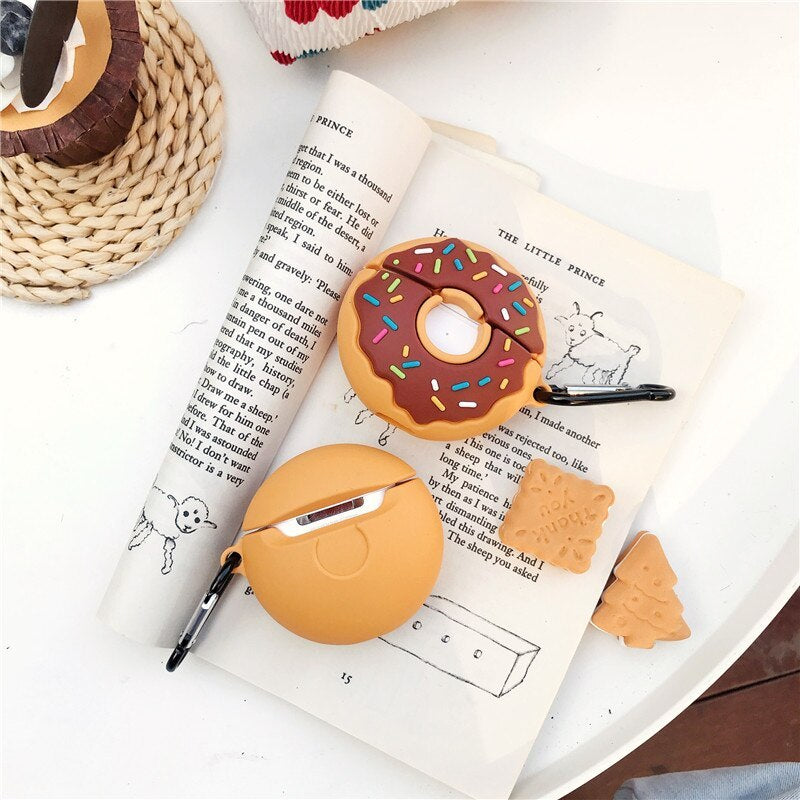Compatible con Apple, funda Donuts Airpods Pro de silicona