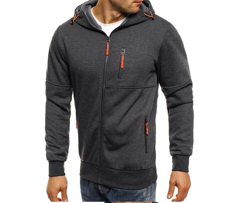 Chaqueta de algodón con capucha para hombre
