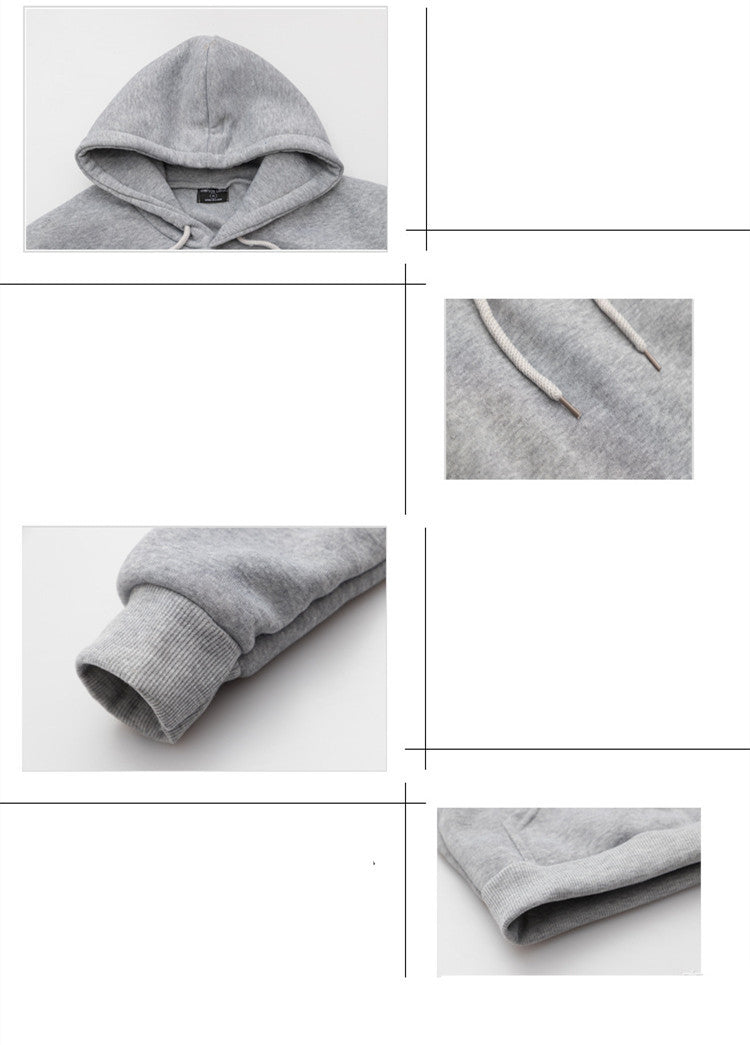 Suéter informal holgado de manga larga de polar para hombre