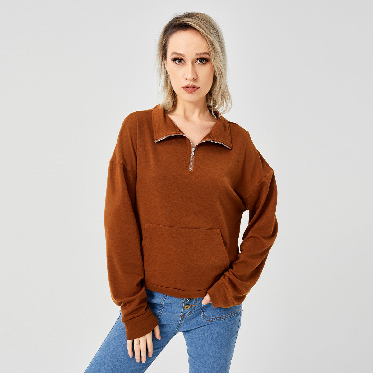 Sudadera tipo jersey para mujer