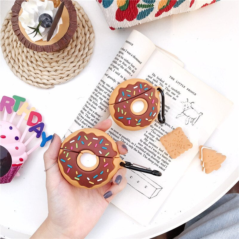 Compatible con Apple, funda Donuts Airpods Pro de silicona