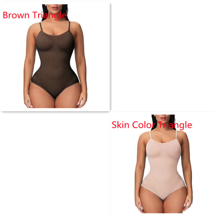 Mono de tirantes para mujer, estilo informal, sin costuras, ajustado, moldeador de cuerpo