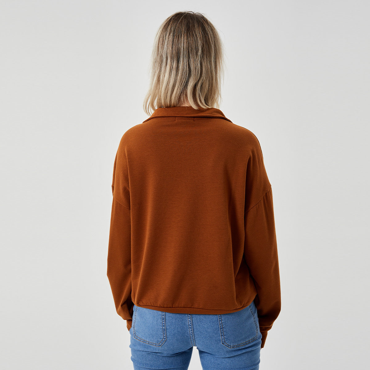 Sudadera tipo jersey para mujer