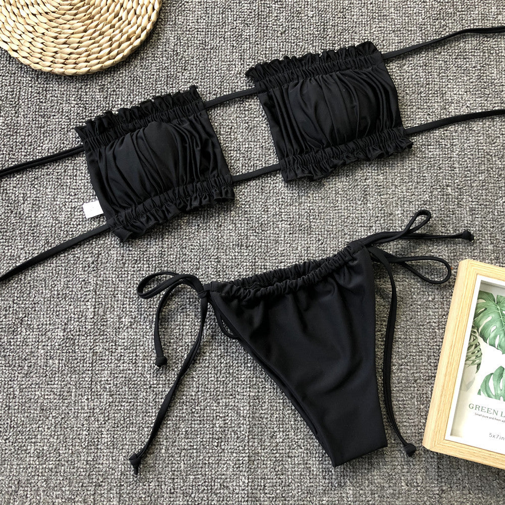 Conjunto de bikini bandeau