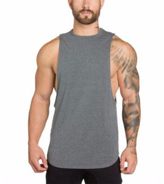 Camiseta deportiva de tirantes para hombre, para entrenamiento muscular, culturismo, gimnasio, atletismo