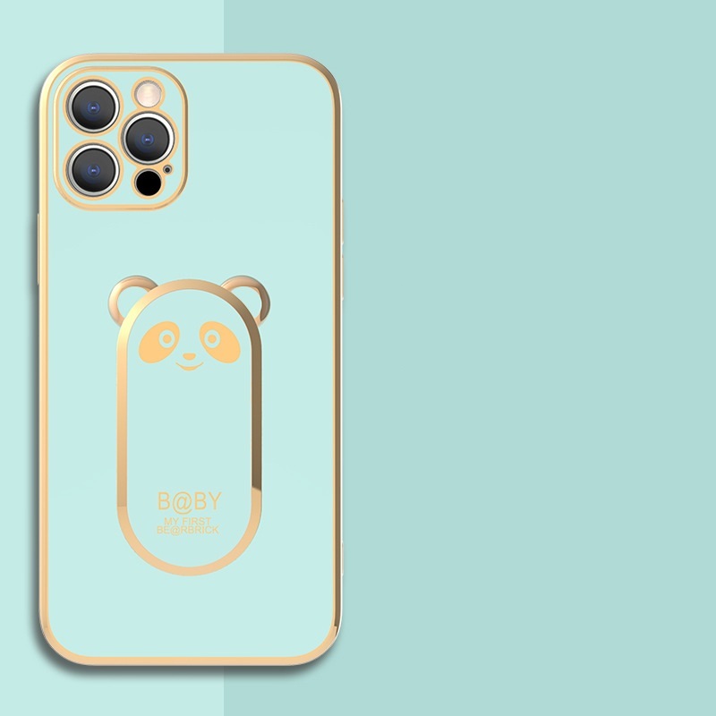 Funda para teléfono con anillo magnético de Panda