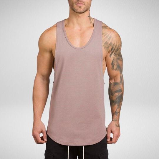 Camiseta deportiva de tirantes para hombre, para entrenamiento muscular, culturismo, gimnasio, atletismo