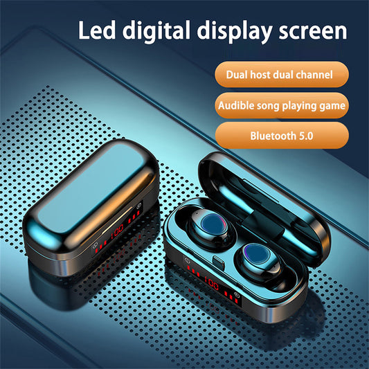Auriculares inalámbricos Bluetooth táctiles mini binaurales transfronterizos TWS batería pantalla 5.0