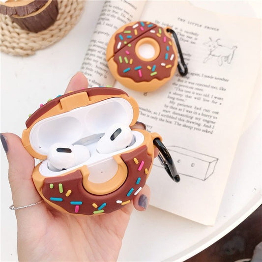 Compatible con Apple, funda Donuts Airpods Pro de silicona