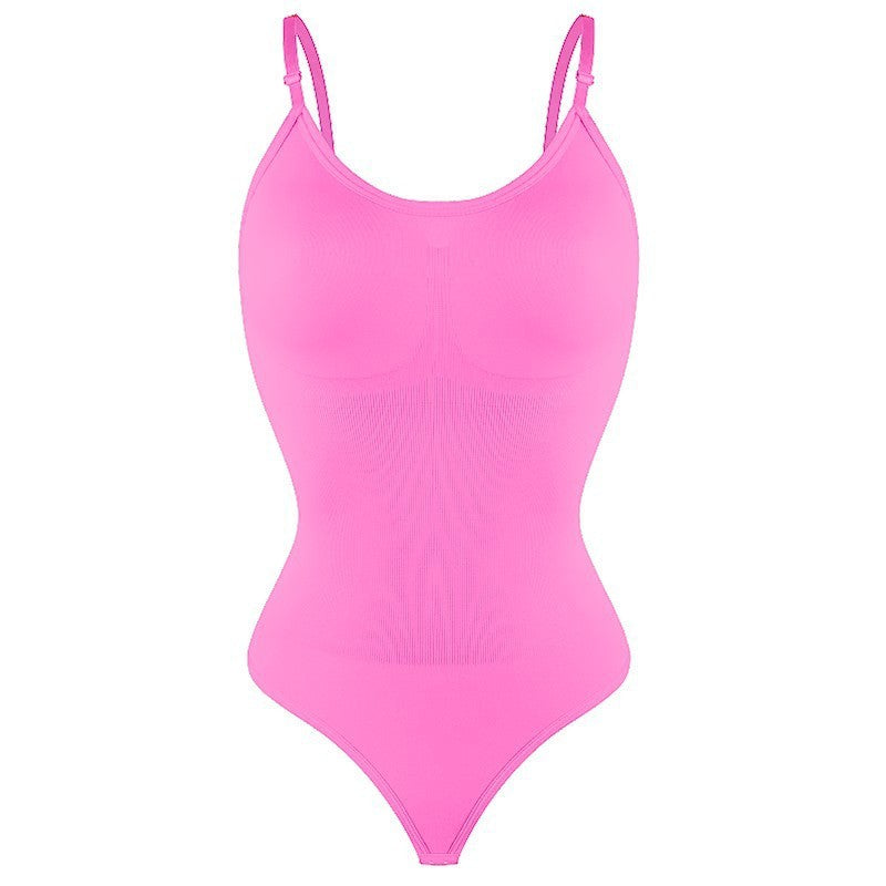 Mono de tirantes para mujer, estilo informal, sin costuras, ajustado, moldeador de cuerpo