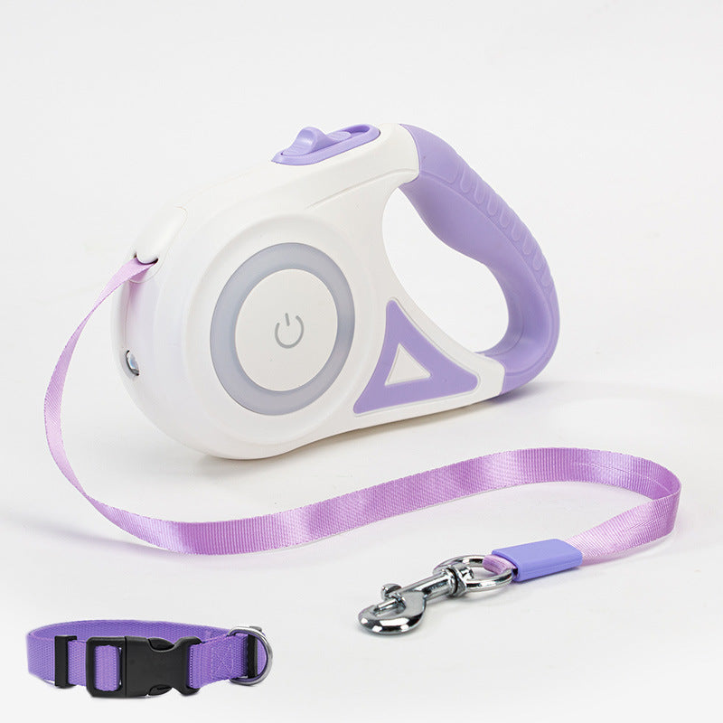 Correa retráctil para perros y collar, con reflector, automática, para perros y gatos, para perros pequeños y medianos. Producto para mascotas.